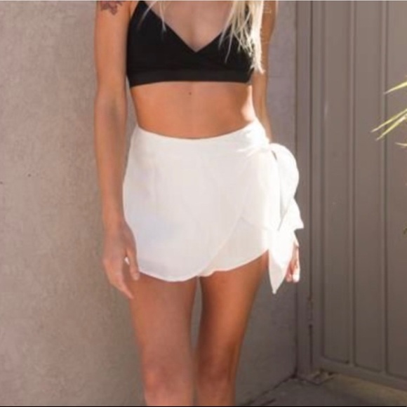 Gianni Bini Embroidered cotton gauze Skirt/ Skort - Picture 2 of 11